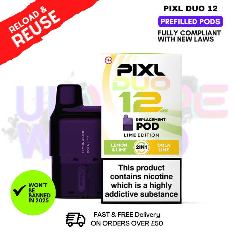 Shop Lime Edition Pixl Duo Replacement Pod - £6.99 - UK Vape World