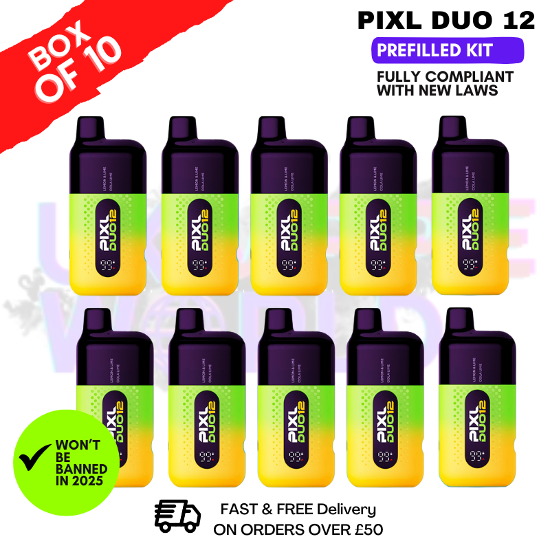 Lime Edition Pixl Duo 12 Pod Kit Box Of 10 - ONLY £71.99