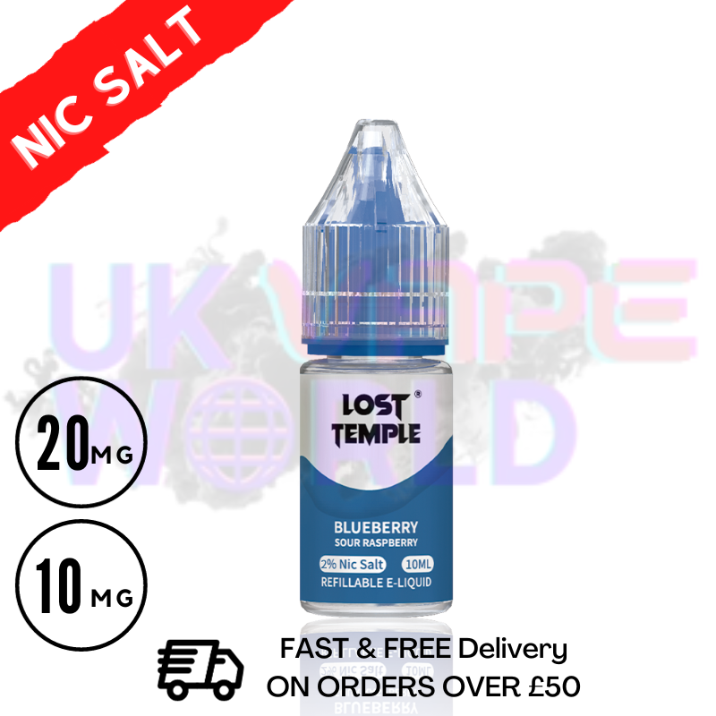 LOST TEMPLE 'Blue Sour Raspberry' Nic Salt