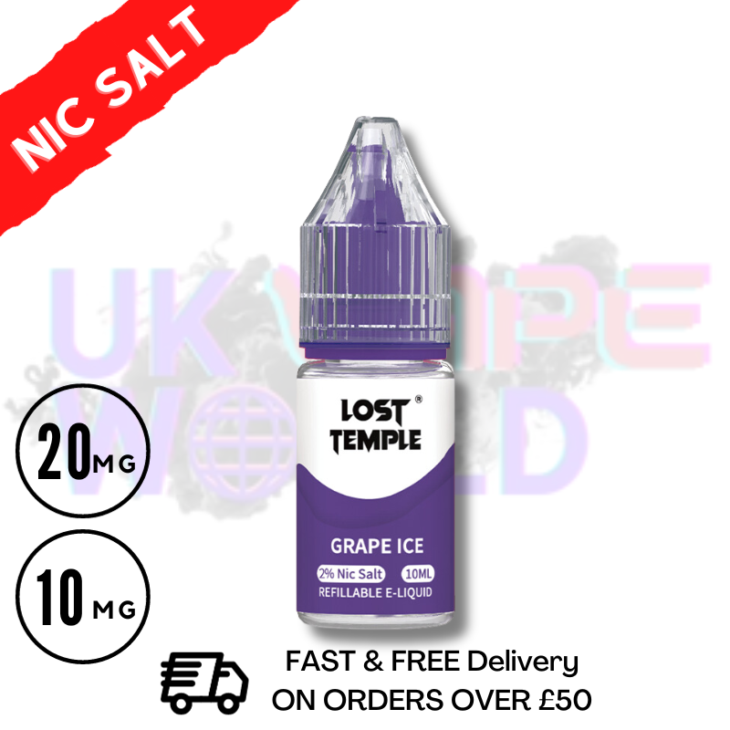 LOST TEMPLE 'Grape ICE' Nic Salt