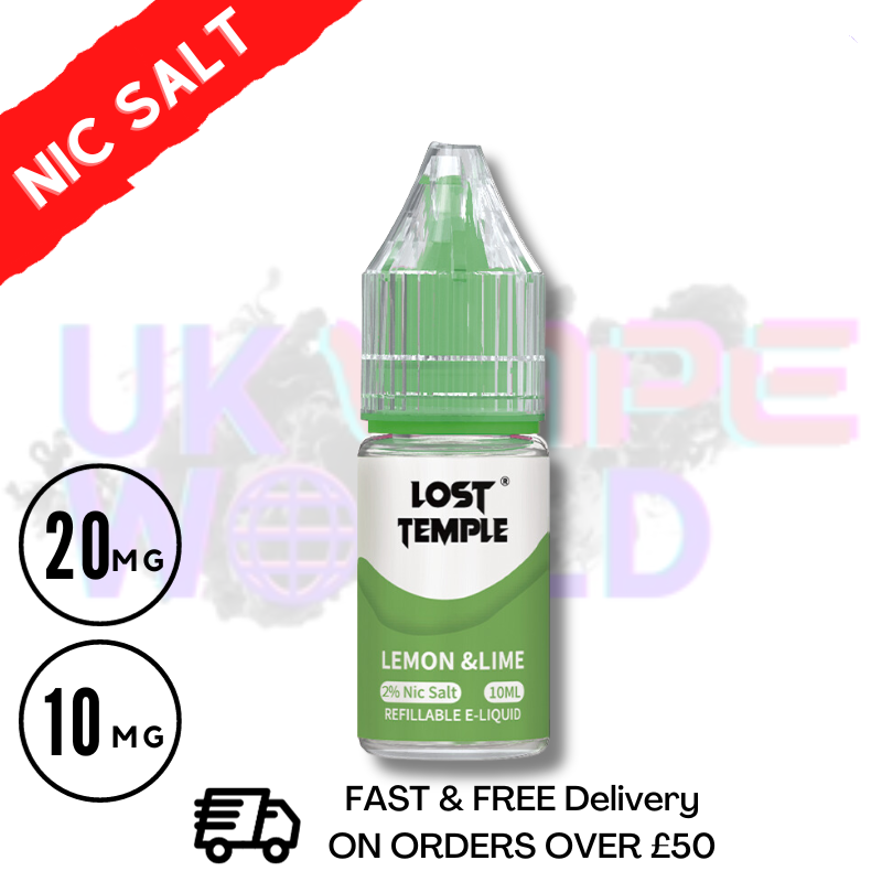 LOST TEMPLE 'Lemon Lime' Nic Salt