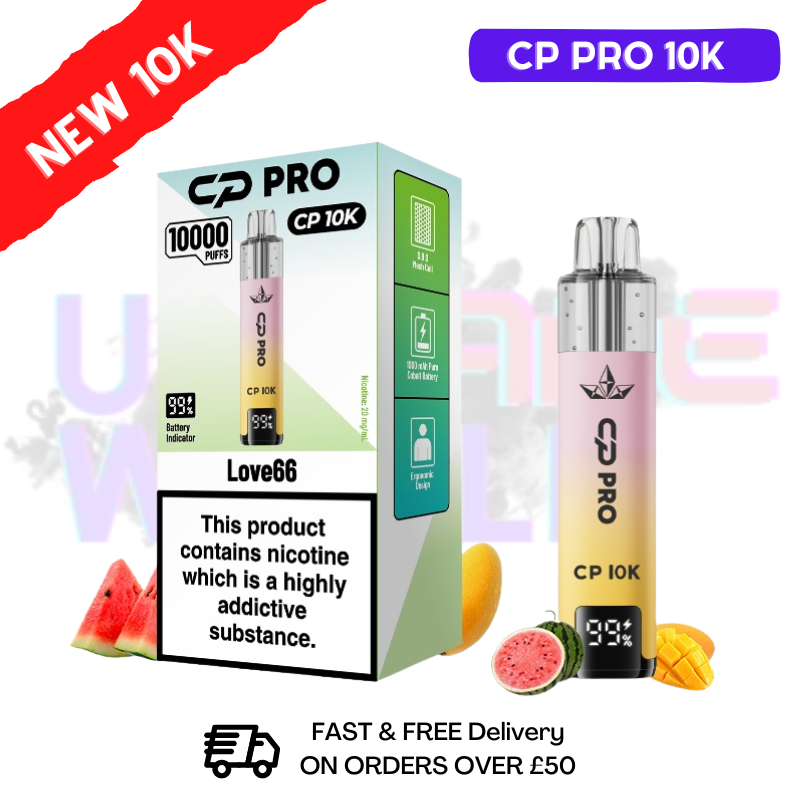 Love 66 Cp Pro 10K Puff Pod Kit - ukvapeworld