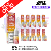 Lychee Mango Just Juice Nic Salt Box Of 10 - ONLY £17.99 - ukvapeworld