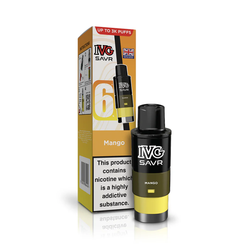 IVG Savr 3K Replacement Pods - ONLY £3.89