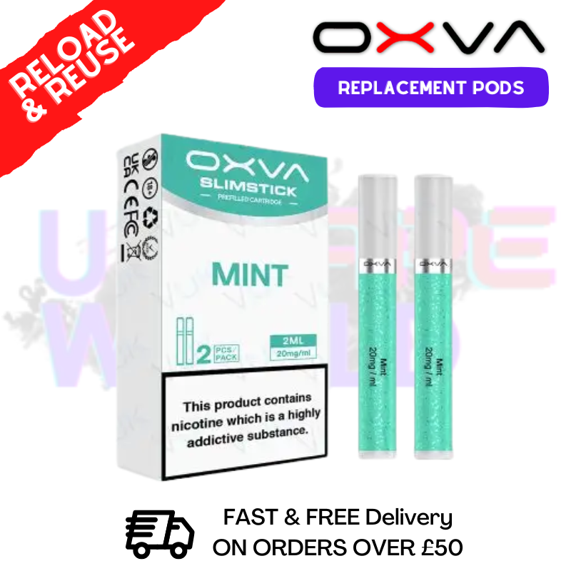 Mint Oxva SlimStick Prefilled Pod Cartridges - £3.89 - ukvapeworld