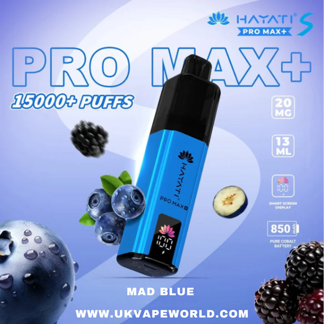 Pro Ultra Puff Mad Blue Hayati Pro Max S Plus 15K Puff Ultra Kit