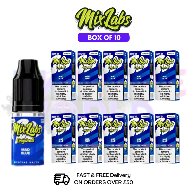 Mad Blue MixLabs Nic Salt BOX OF 10 - £17.99 - ukvapeworld