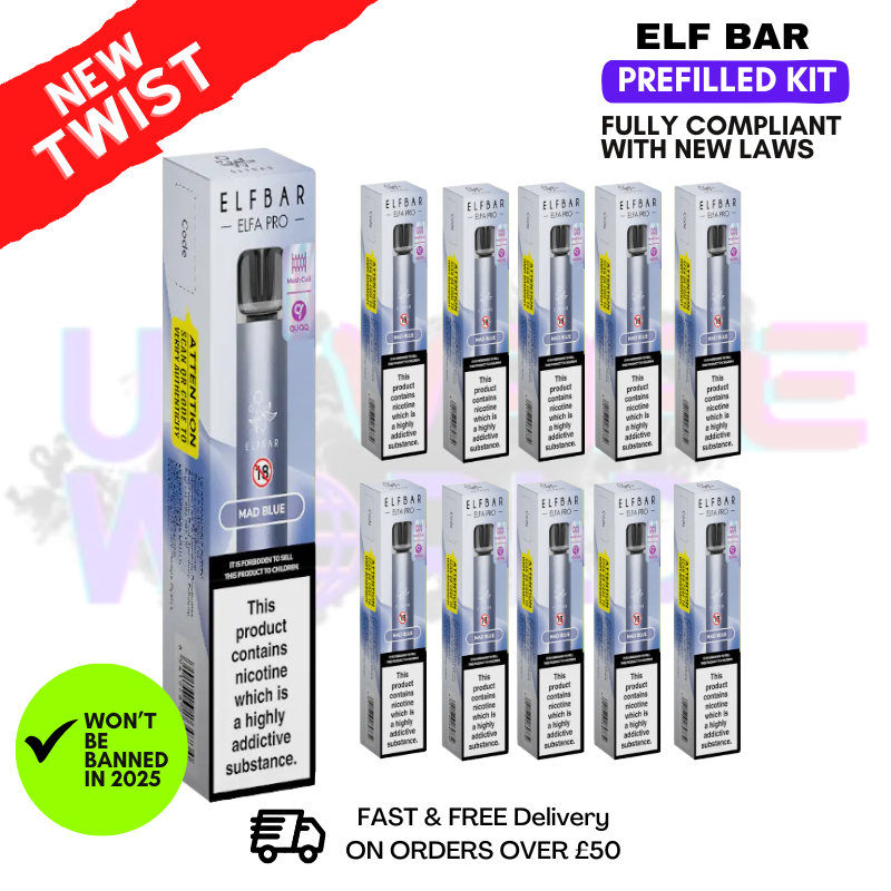 Mad Blue Elf Bar Elfa Pro Kit Box of 10