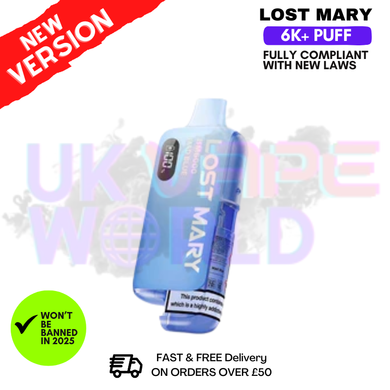 Mad Blue Lost Mary 6K Puff Pod Kit - Only £10.99