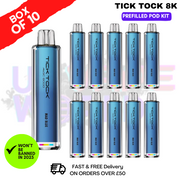 Mad Blue Tick Tock Magic 8000 8K Box Of 10