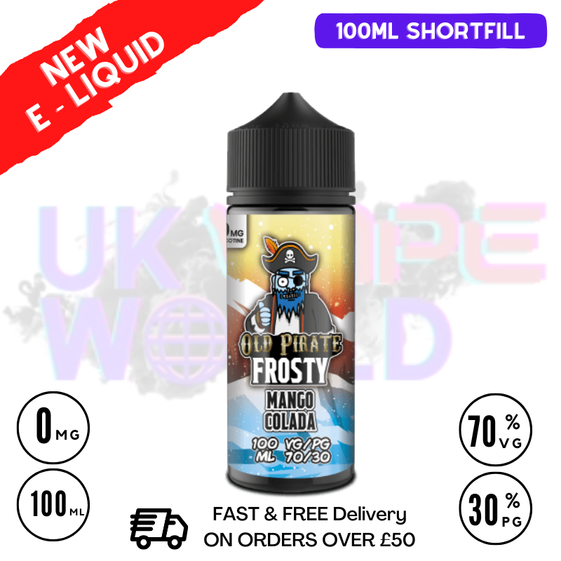 Buy Online Mango Colada Old Pirate Frosty 100ML Eliquid
