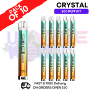 Mango Lime Crystal Bar Puffs 600 SKE Box Of 10 - ukvapeworld