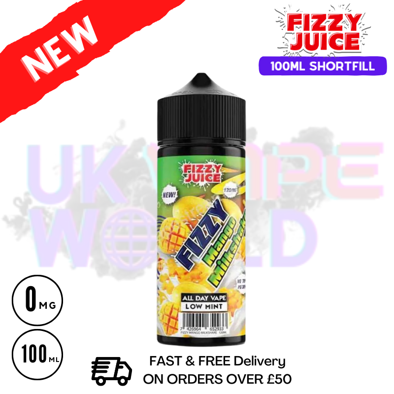 Mango Milkshake Fizzy Juice 100ml E-Liquid - £7.99 - ukvapeworld