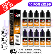 Mango VU9 E-Liquid Juice 10ml Nic Eliquid - 10 x 10ML - UK Vape World