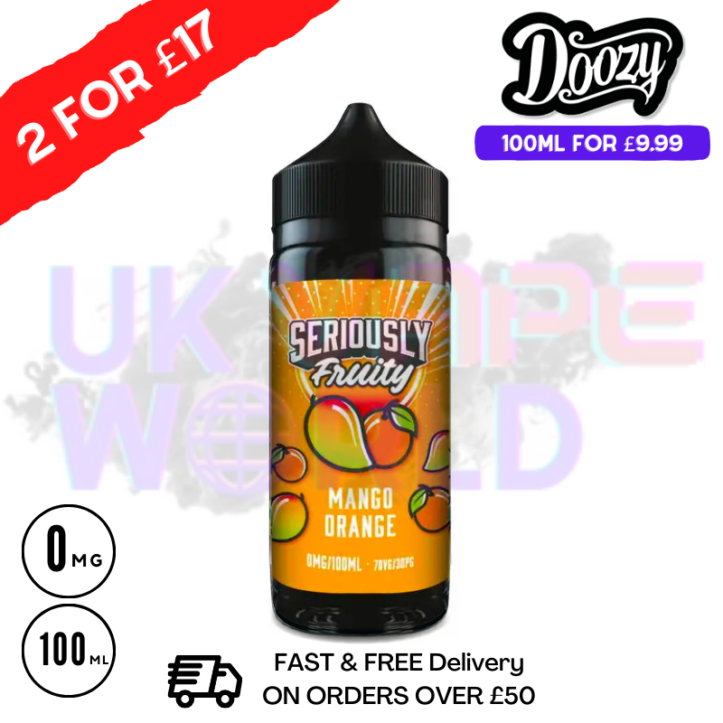 Mango Orange Doozy eJuice Shortfill 100ML Eliquid - UK Vape World