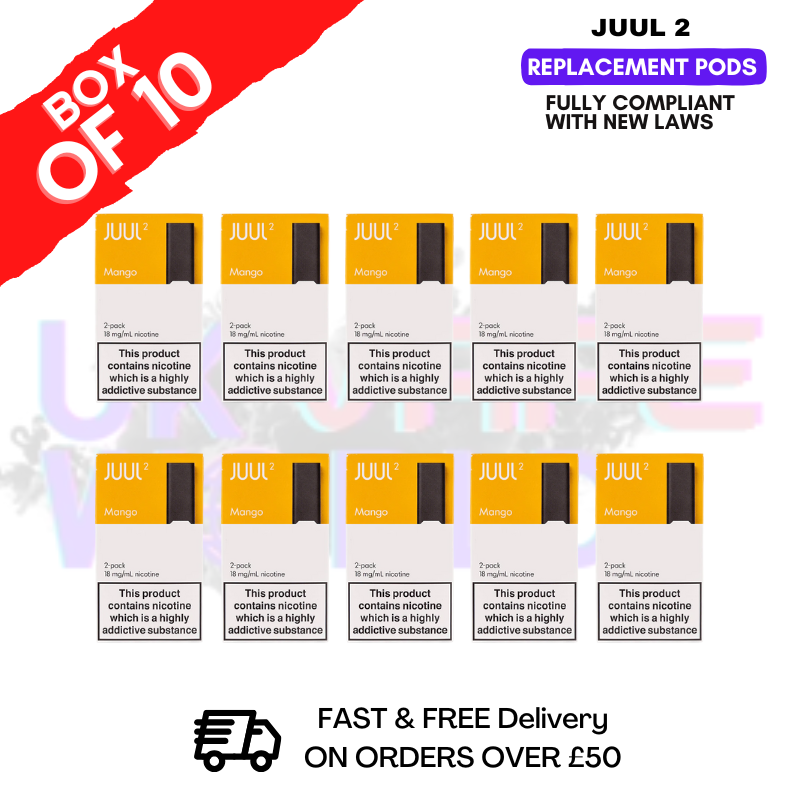 Mango Juul 2 Pods Box of 10 - £59.99 - ukvapeworld