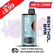 Shop Menthol Bar DOVPO ACE Bar 3000 4 in 1 Disposable Kit - UK Vape World