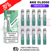 Menthol Mojito SKE CL2000 Kits Box Of 10 - £39.99 - ukvapeworld