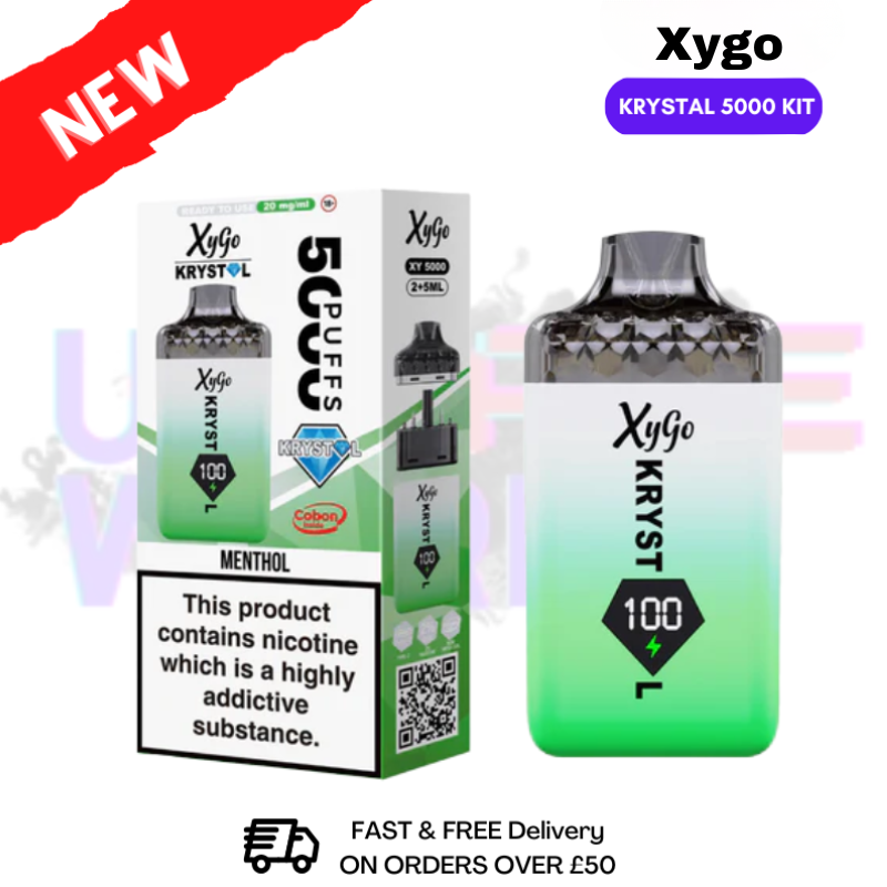 Menthol Xygo Krystal 5000 Pod Kit - Only £6.39 - ukvapeworld