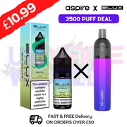 Menthol (NEW) ELUX LEGEND Salt 3500puff x Aspire Disposble Kit - UK Vape World