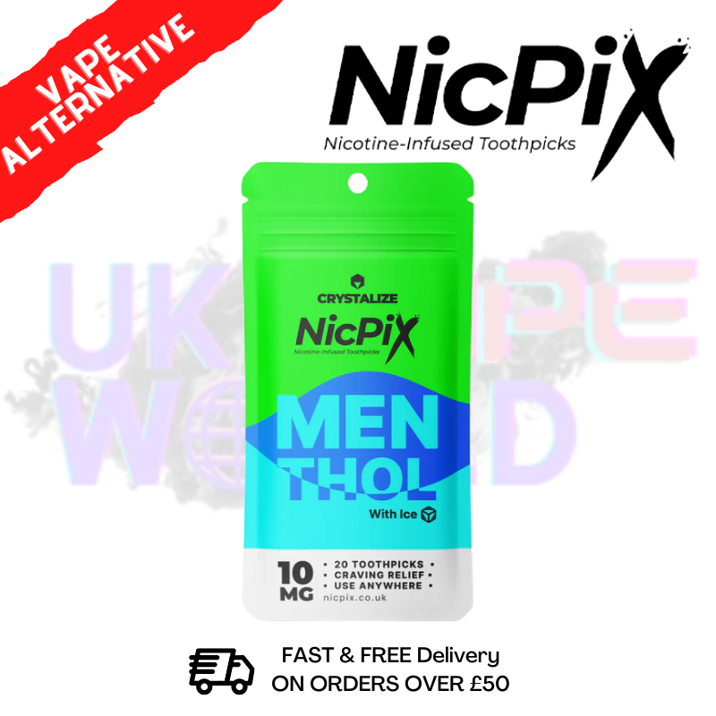 Menthol Nic Pix Nicotine ToothPicks - 0nly £3.19 - ukvapeworld