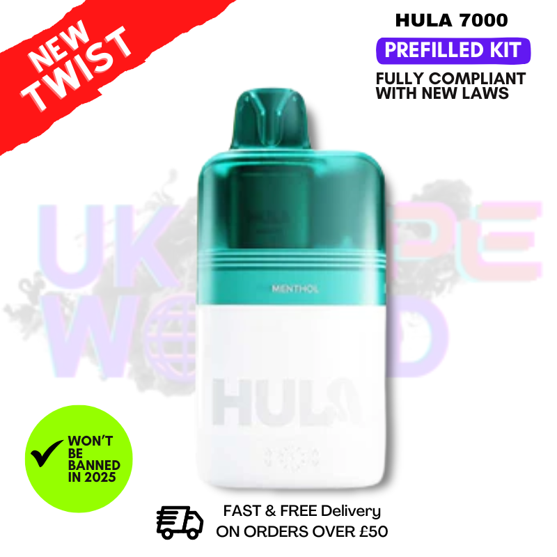 Menthol Hula 7K Puff Prefilled Pod Kit