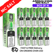 Shop Mint Aroma King Pack / Box Of 10 Nic Salts - UK Vape World