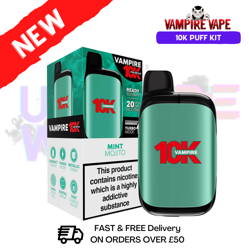 Mint Mojito Vampire Vape 10K Prefilled Pod Kit - ukvapeworld