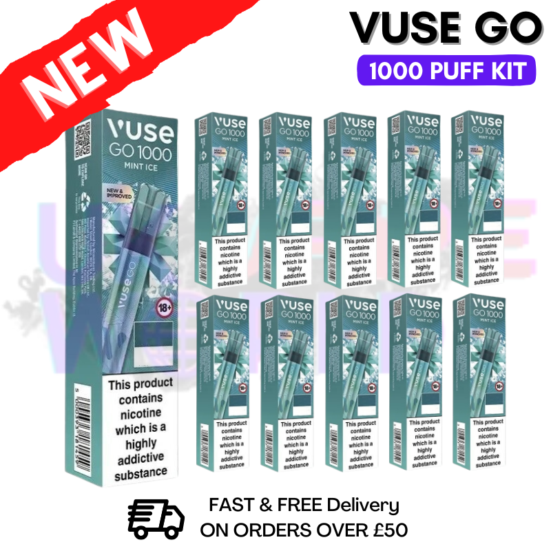 Shop Vuse Go 1000 Mint ICE - Box of 10 | £19.99