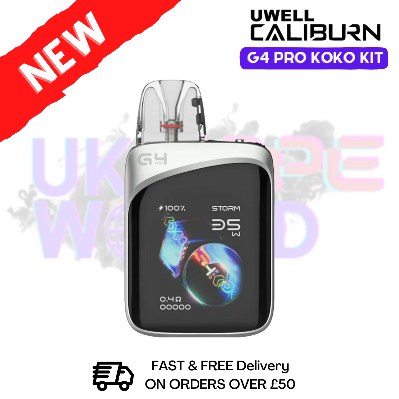 Mirror Silver Uwell Caliburn G4 Pro Koko Pod Kit - ukvapeworld