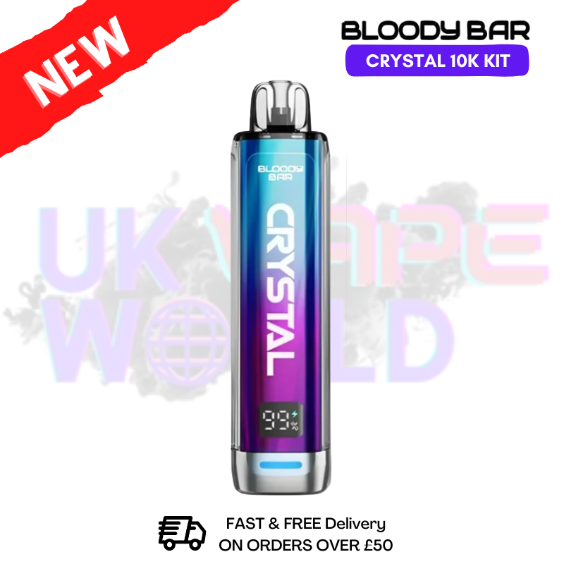 Shop Bloody Bar Crystal Mix Bear 10K Puff Pod Kit - UK Vape World