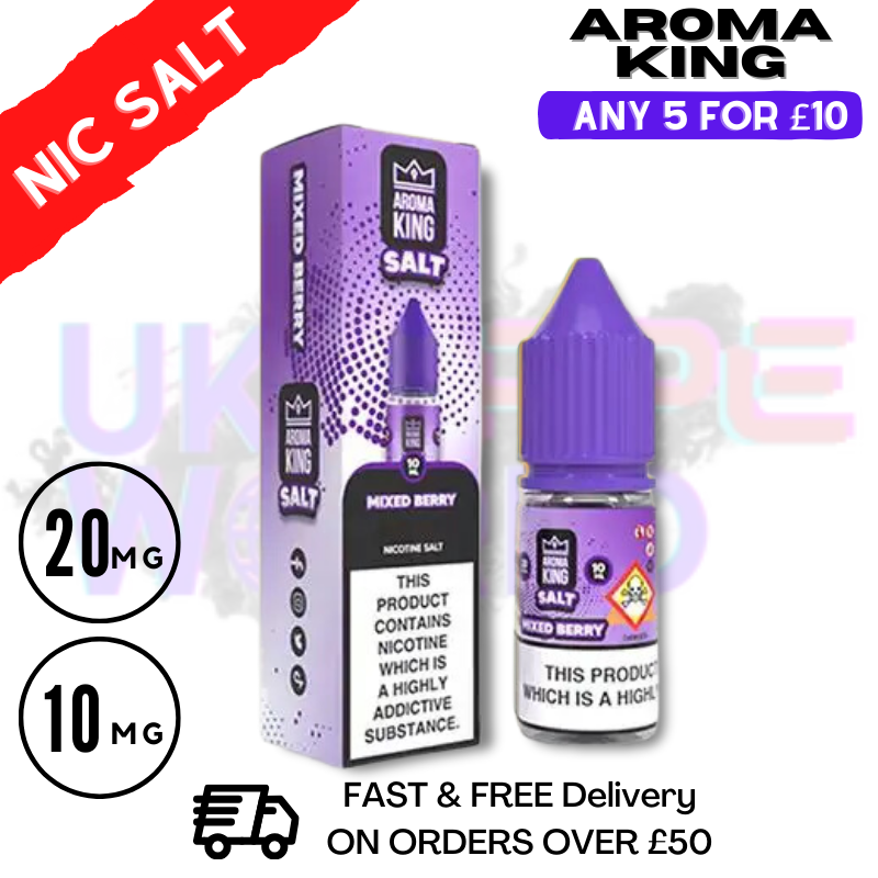 Mixed Berry - Aroma King Nic Salt - UK Vape World