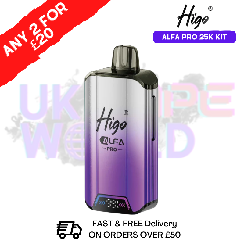 Mixed Berry Higo 25K Alfa Pro Pod Kit - Any 2 For £20