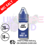 Shop Mixed Berries LOST TEMPLE 10ML Nicotine Salt eLiquid - UK Vape World