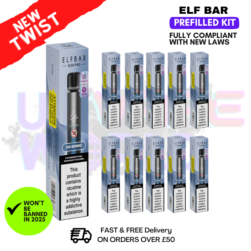 Mixed Berries Elf Bar Elfa Pro Kit Box of 10