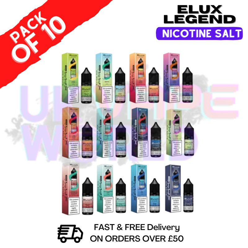 Mixed Flavours - Elux Legend Nic Salt BOX OF 10