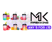 ANY 5 FOR £15 - AUTOMATICALLY ACTIVATED AT CHECKOUT - UK Vape World