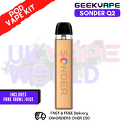 Shop Mocha Gold GeekVape Sonder Q2 Pod Vape Kit - UK Vape World