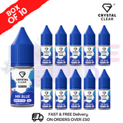 Mr Blue Crystal Clear Nic Salt Box Of 10 - Only £17.99 - ukvapeworld