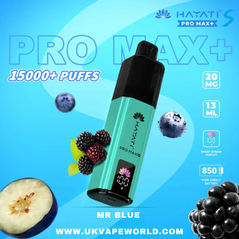 Mr Blue Hayati Pro Max S Plus 15K Puff Ultra Kit -  ukvapeworld