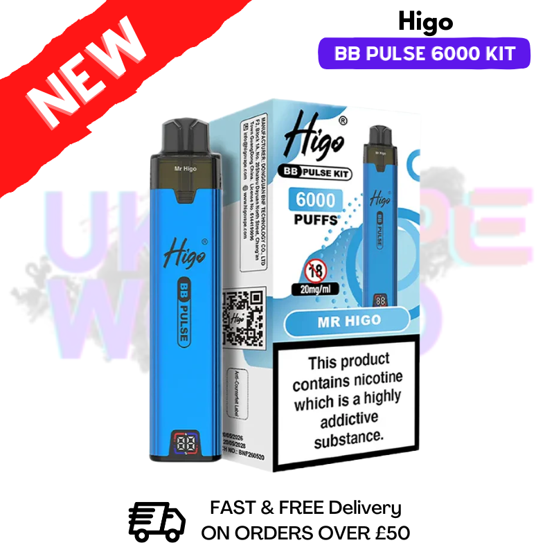 Mr Higo Higo BB Pulse 6000 Prefilled Pod Kit - ukvapeworld