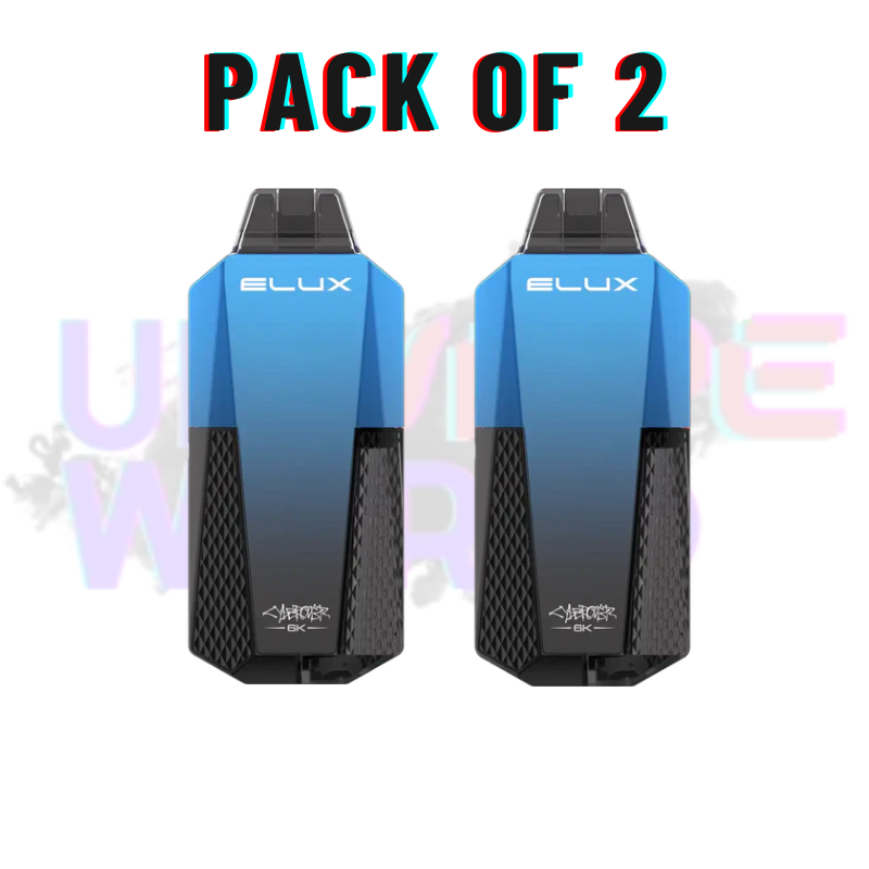 Pack Of 2 Elux CyberOver Mr Blue - UK Vape World
