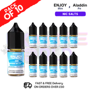 Shop Mr Blue Enjoy Ultra X ALADDIN Nic Salt Box Of 10 - UK Vape World