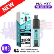 Mr Blue Hayati Pro Max Plus 6000 Kit Zero Nicotine - 2 FOR £15 - UK Vapeworld
