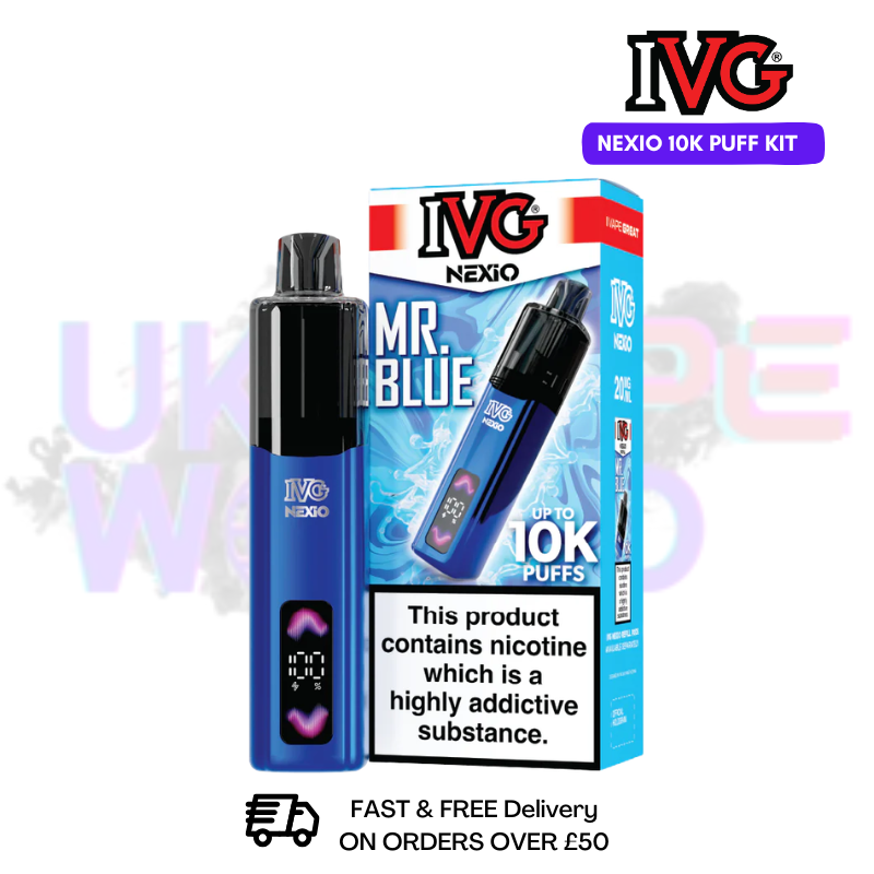 Mr Blue IVG Nexio Prefilled Pod Kit - 2 For £18 - UK Vapeworld