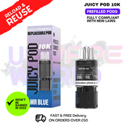Shop Mr Blue Juicy Pod 10K Replacement Pod 12ML - £2.99 - UK Vape World