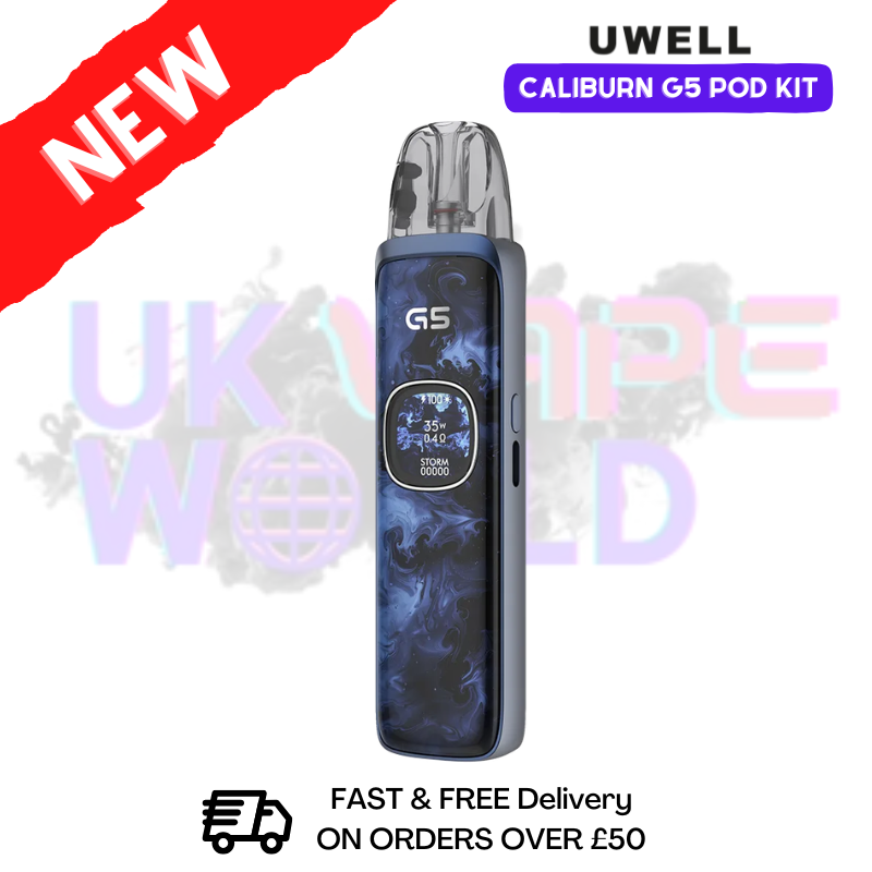 Navy Ripples Uwell Caliburn G5 Pod Kit - ukvapeworld