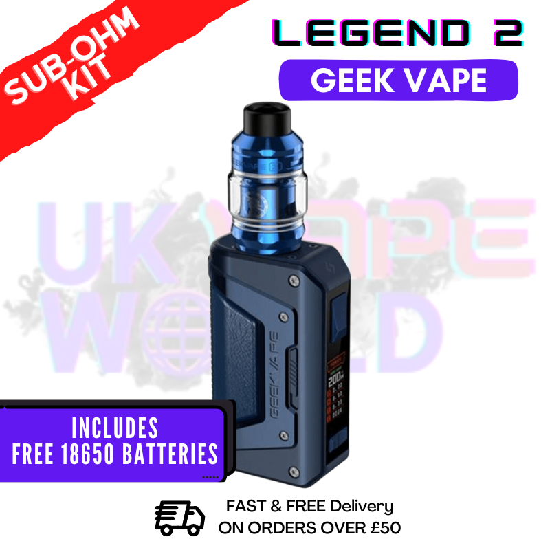 Legend 2 Kit Aegis L200 By GeekVape | ONLY 44.99 | FREE BATTERIES Legend 2 Kit Aegis L200 By GeekVape | ONLY 44.99 | FREE BATTERIES