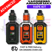 Shop Vaporesso Armour Max 200W Vape Kit + 2X FREE 18650 Batteries - UK Vape World