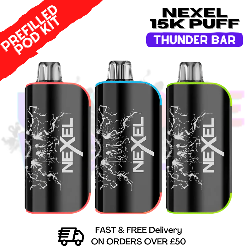 Shop Nexel 15K Thunder Prefilled Pod Kit - Only £10.99